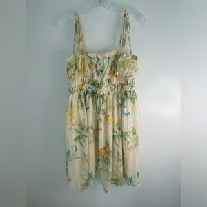 Forever 21 Cute Spring/Summer Citrus Light Yellow Dress Women Size Ox